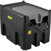 Vevor Reservoir Diesel Portable 439 l Cuve de Ravitaillement Polyethylene avec Pompe de Transfert 12 v Jauge de Carburant Tuyau 4 m Buse