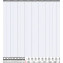 Rideau a Laniere pvc, 244x244 cm, Rideau Lamelles Transparent, 12 Bandes de Porte Plastique Epaisseur 2 mm pour Porte de Chambre Froide, Entrepot,
