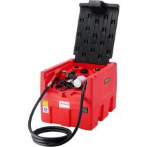 Serbatoio Benzina Diesel Portatile 182L, Serbatoio Rifornimento Carburante, Pompa di Trasferimento 12V, 40 L/Min, Tubo Flessibile 4 m, Pistola per