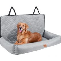 Siege auto pour chiens de taille moyenne et grande 45 kg, siege rehausseur impermeable pour chien, avec laisse de securite a clipser, rembourrage en