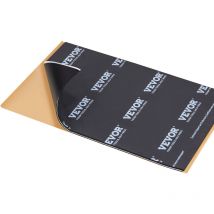 Vevor Tapis deIsolation Phonique 5,1mm Insonorisation Voiture 2,3m² Materiau Insonorisant Automobile Caoutchouc Butyle 247,9x390,9 mm Tapis Isolant