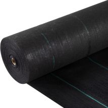 Vevor Tessuto paesaggistico barriera contro le erbacce, 5 x 250 piedi, 5 Oz Copertura del terreno in tessuto premium, Doppio strato per giardino