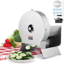 Mophorn - vevor Trancheuse Jambon Electrique 0-12 mm Epaisseur Reglable,Trancheur de Legumes Fruits Convertible en Manuelle, Machine a Trancher les