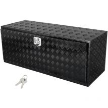 Vevor - Truckbox Werkzeugbox, Unterboden-Anhängerbox, Werkzeugkasten 1524 x 610 x 610 mm Pickup-Aufbewahrungsbox, Aluminiumlegierung, 50 kg