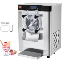Mophorn - vevor Sorbetiere Commerciale Rendement 12 L/h, Turbine a Glace 1295W Saveur Unique, Machine a Glace Electrique Cylindre en Inox de 4,5L,
