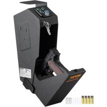 Mophorn - vevor Waffentresor Pistolentresor Wandmontiert, 1 Pistole Pistolentresor Fingerabdruck, Schlüssel oder Passwort Waffensafe Kaltgewalzter
