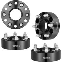 Vevor - Wheel Spacers, 2' 6'x5.5' Wheel Adapters, 6 Lug Forged Spacer, 78.1 mm Bore Hubcentric M14 x1.5 Studs Spacers, Fit for 1984-2018 Chevrolet,