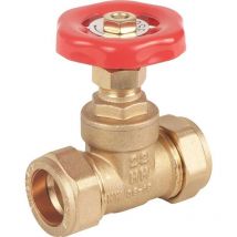 Vge Brass Gate Valve 22mm Compression