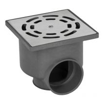 Sumidero Sifónico Inoxidable v-h 104x104 / 50mm