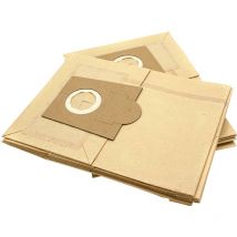 Vhbw - 10x Staubsaugerbeutel kompatibel mit Lloyds 150/878, 150/886, 151/254, 167/088, 167/101 Staubsauger - Papier, 25cm x 19cm Sandfarben