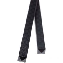 vhbw 10 Paires de baguettes - Chopsticks en plastique, imprimé, noir