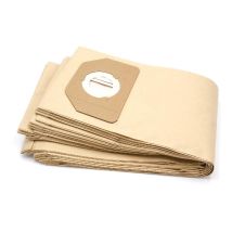 10x sacs compatible avec Curtiss Jazz 30L aspirateur - papier, marron - Vhbw