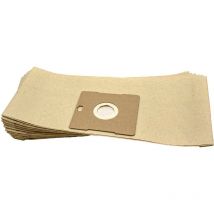 10x Sacs compatible avec tcm / Tchibo 05 609, 59 290, 66 390, 69 534 aspirateur - papier, 35cm x 16cm - Vhbw