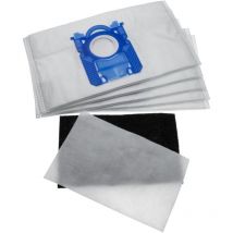 Lot de sacs + filtre avec 14 pièces compatible avec Philips Performer Active, Jewel, Performer Compact, Mobilo, Impact aspirateur - Vhbw