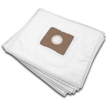 10x Sacs compatible avec Hanseatic Power Clean 4000 Hepa, Power Clean 3000 aspirateur - microfibre non tissée, 31,5cm x 30cm blanc - Vhbw