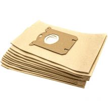 10x Sacs compatible avec Hanseatic 732326, 7005 Titan, 7010 Titan, 7015 Titan, 7020 Stratus, 8000 Tornado, 7005 aspirateur - marron - Vhbw