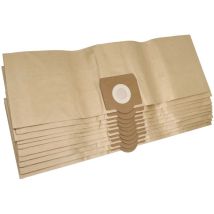 10 sacs papier pour aspirateur robot aspirateur multi-usages Hoover sx 2045, 2550, 6254 Jet n Wash - Vhbw