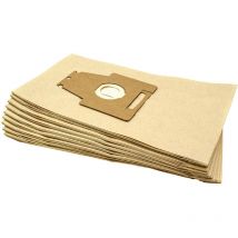 10x Sacs compatible avec Siemens Dynapower Hepa Active 2000W, VS08G0000, VS08G9999, xxl aspirateur - papier, 34cm x 20,5cm - Vhbw