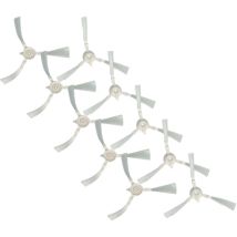 10x Brosses compatible avec Tefal Explorer 20 RG6875WH, RG6825WH aspirateur robot - 10x brosse latérale, set de rouleaux - Vhbw