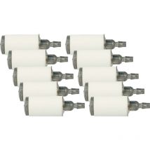 10x Filtre à essence remplacement pour 530095992, 545038501 pour outils de jardin comme des tronçonneuses rotofils - Vhbw