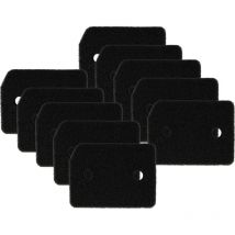 10x filtre mousse sèche linge compatible avec Miele TMM440WP, TML840WP, TML800-40, TML640WP, TMM840WP, TMM640WP, TML440WP, TML600-40 sèche-linge