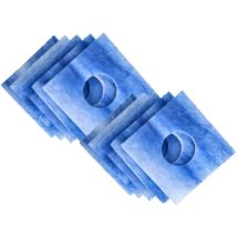 10x Filtres pour l'unité de ventilation, ventilateur de bain Limodor / Ventilateur Limot F-Serie d, elf, lf - Vhbw