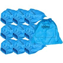 10x filtro in tessuto compatibile con Niteo Tools WVCS0270-20 aspirapolvere, aspiratore a secco/umido, lavabile blu - Vhbw