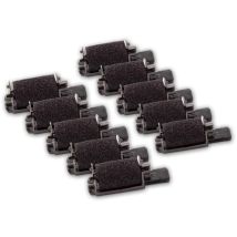Vhbw - 10x Rouleaux d'encre noir compatible avec Olivetti pd 710, pd 712, pd 800 calculatrice de poche, caisse enregistreuse