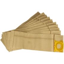 Vhbw - 10x sacchetto compatibile con Sebo Automatic XP1, Automatic XP10, Automatic XP2 aspirapolvere - carta, 23,5cm x 15,5cm, color sabbia