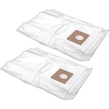 10x Sacs compatible avec Fein Dustex 35 mx, 35L, 35LX, 35LX ac aspirateur - microfibres non tissées, volume de 35l, 30cm x 28cm, blanc - Vhbw
