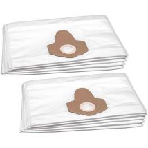 10x Sacs compatible avec Migros dgm dgm 1000 / DGM1000, dgm 1250 / DGM1250 aspirateur - microfibres non tissées, 45cm x 30cm - Vhbw
