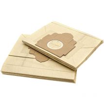 vhbw 10x Sacs compatible avec Satrap Gamma 1350, Clean 3000, First Class 1500 aspirateur - papier, 22,5cm x 20,5cm, couleur sable