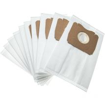 10x Sacs compatible avec Volta u 1004 - 1035 Rolfy, v 34 / V34, Xio aspirateur - microfibres non tissées, small, 23,9cm x 15cm, blanc - Vhbw