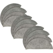 12x compatible avec Lefant T700, M571, M501A aspirateur robot - chiffon en microfibre - Vhbw