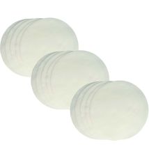 15x Filtres fins compatible avec Electrolux z 951 Pro, z 970, z 955, z 990, z 951 aspirateur - Filtre en toison blanc, rond - Vhbw