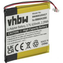vhbw 1x batteria compatibile con Samsung YP-Q2 8G, YP-Q1CB/XSH, YP-Q2 16G MP3 music player lettore musicale (620mAh, 3,7V, Li-Poly)