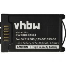 Vhbw - 1x Battery Replacement for DK512009, 23-001059-00 for Wireless Landline Phone (800mAh, 3.7 v, Li-Ion)