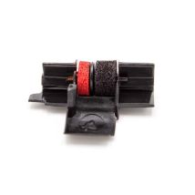 Vhbw - 1x Rouleau d'encre noir-rouge compatible avec Olivetti Summa 120, 302, 220, 303 calculatrice de poche, caisse enregistreuse