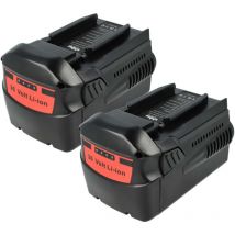 2x Batteries compatible avec Hilti TE6A, TE7A, te 6A, te 7A outil électrique (6000 mAh, Li-ion, 36 v) - Vhbw
