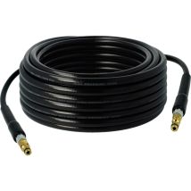 vhbw 20m Tuyau haute-pression compatible avec Kärcher K 5 Home, K 5 Full Control Plus Home EU nettoyeur haute pression - Filetage en laiton