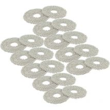 20x compatible avec Mova E30 Ultra aspirateur robot - Lingettes tampon - tampon microfibre - Vhbw