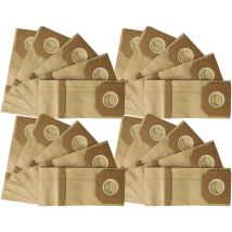 20x Filtres turbo compatible avec Metabo sr e 227, sx e 125, sr e 327, sr e 329 ponceuse, ponceuse orbitale - Lot de sacs d'aspiration en papier