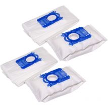 20x Sacs compatible avec aeg aec Serie Clario, aeo 5400 - 5499 Essensio aspirateur - microfibres non tissées, 28cm x 17,5cm, blanc / bleu - Vhbw