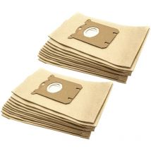 20x Sacs compatible avec AEG/Electrolux aam 6133 Air Max, aam 6140 Air Max, aam 6141 Air Max, aam 6142 Air Max aspirateur - marron - Vhbw
