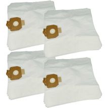 20x Sacs compatible avec Diversey Taski Bora S5.1, Baby Bora, Bora 12, Bora aspirateur - microfibre non tissée, 43cm x 41cm blanc - Vhbw