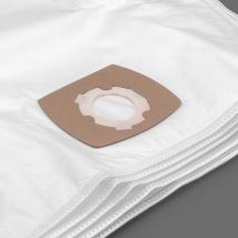 20x Sacs compatible avec Fakir / Nilco c 160 / el, e 240, Hans aspirateur - microfibres non tissées, 24,9cm x 21,9cm, blanc - Vhbw