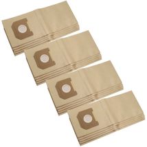 20x Sacs compatible avec Kärcher nt 25/1 Ap, nt 35/1 Ap, nt 35/1 Tact, nt 35/1 Eco, nt 35/1 Eco Te aspirateur - papier marron - Vhbw