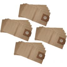 20x Sacs compatible avec Kärcher t 12/1, t 12/1 Edition, t 12/1 Adv, t 12/1 ecoeffciency aspirateur - papier marron - Vhbw