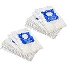 vhbw 20x Sacs compatible avec Philips FC 9094 Studio Power, FC 9095 Studio Power, FC 9096 Studio Power aspirateur - blanc