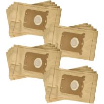 20x Sacs compatible avec Philips Mobilo Energycare, hr 8500 - 8599 aspirateur - papier, 25,8cm x 16,2cm, couleur sable - Vhbw